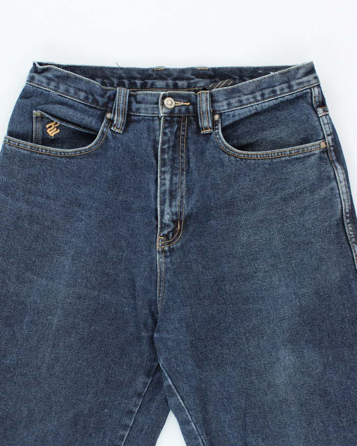 Vintage Y2K Rocawear Dark Wash Wide Leg Denim Jeans - W32 L28
