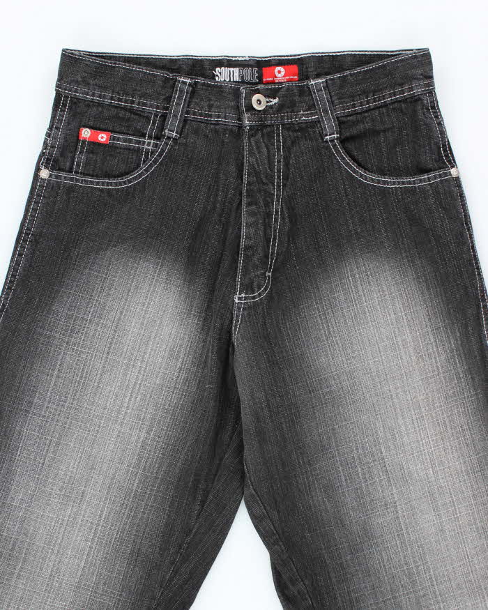 Vintage Y2K Southpole Grey Stone Wash Baggy Fit Jeans - W30 L30