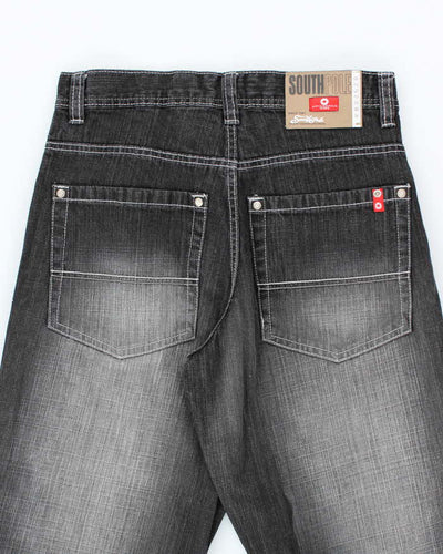 Vintage Y2K Southpole Grey Stone Wash Baggy Fit Jeans - W30 L30