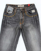 Vintage Y2K Gesture Grey Wash Flared Jeans - W28 L33