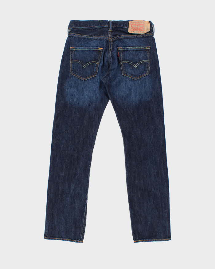 Vintage Levi's 501 Dark Wash Selvedge Denim Jeans - W30 L30