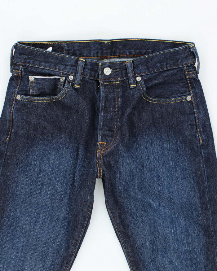 Vintage Levi's 501 Dark Wash Selvedge Denim Jeans - W30 L30