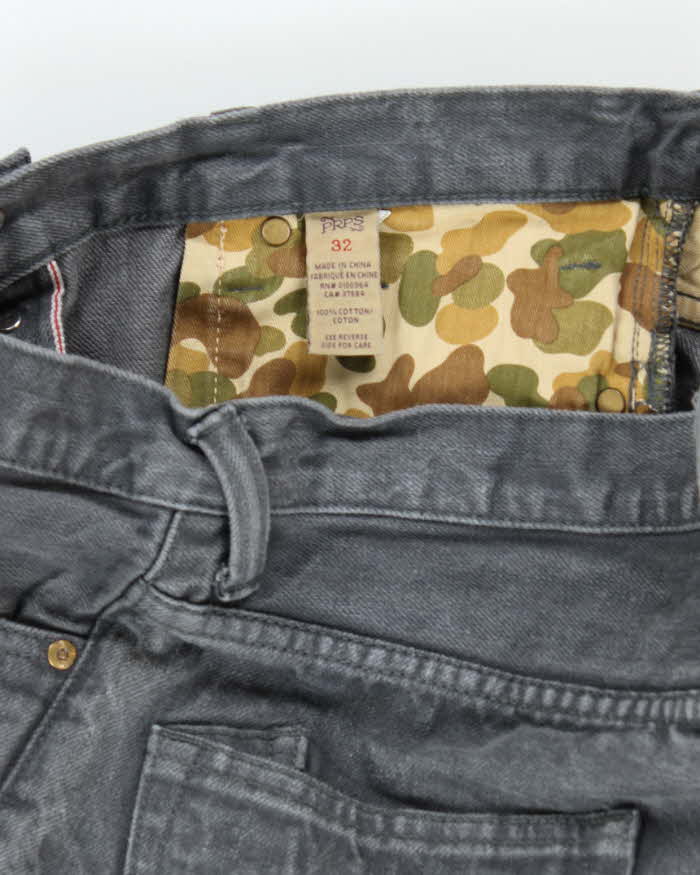 Vintage PRPS Grey Wash Red Line Selvedge Jeans - W30 L30