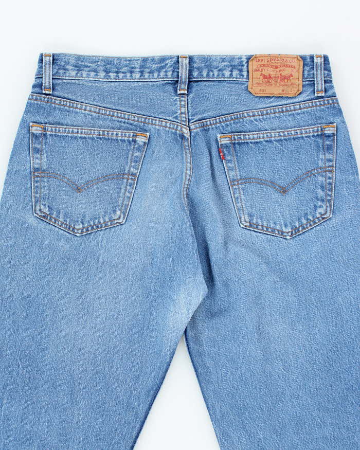 Levis 501 W36 L34 LEVI'S 501 XX Premium Blue Selvedge Cotton-Hemp