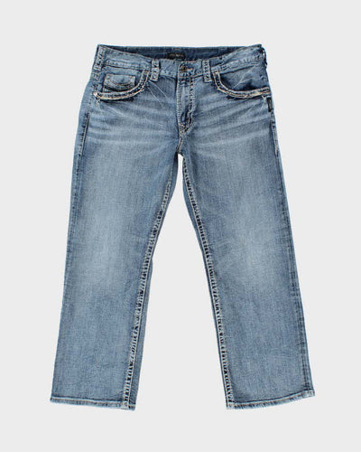 Vintage Y2k 00s Silver Jeans - W36 L28