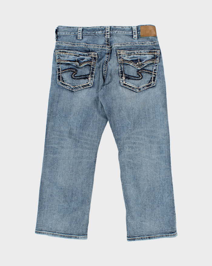 Vintage Y2k 00s Silver Jeans - W36 L28