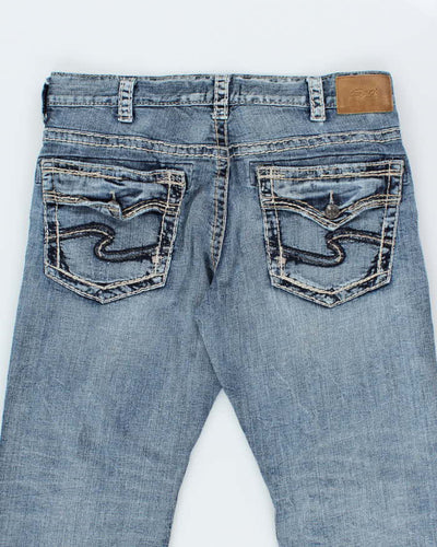 Vintage Y2k 00s Silver Jeans - W36 L28