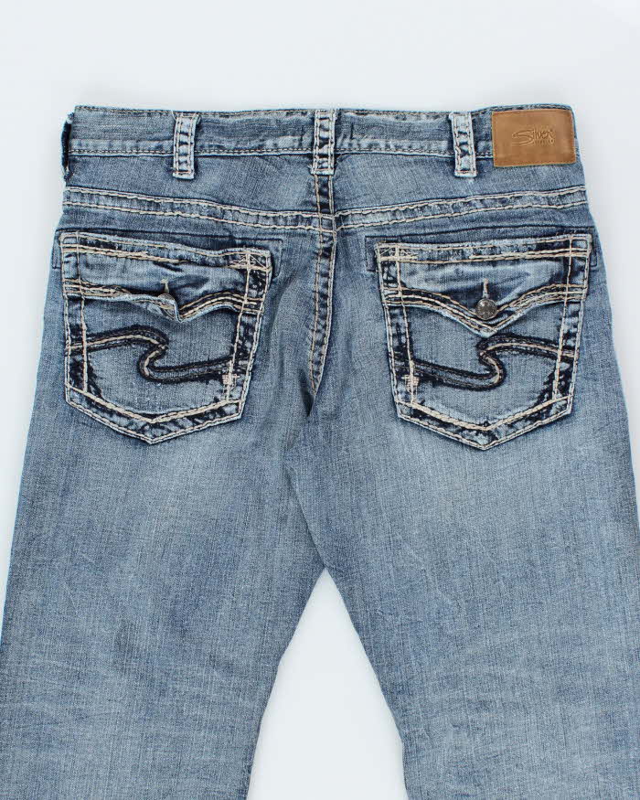 Vintage Y2k 00s Silver Jeans - W36 L28