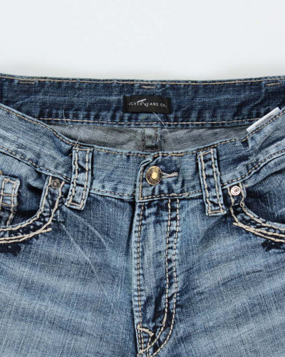 Vintage Y2k 00s Silver Jeans - W36 L28