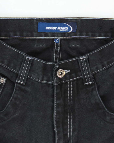 Vintage Y2K Brody Jeans Ultra Wide Leg Dark Wash Jeans - W29 L30