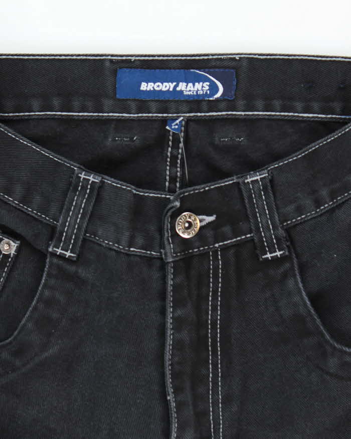 Vintage Y2K Brody Jeans Ultra Wide Leg Dark Wash Jeans - W29 L30