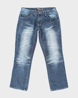 Vintage 2000's Avirex Dark Wash Faded Relaxed Fit Jeans - W36 L31