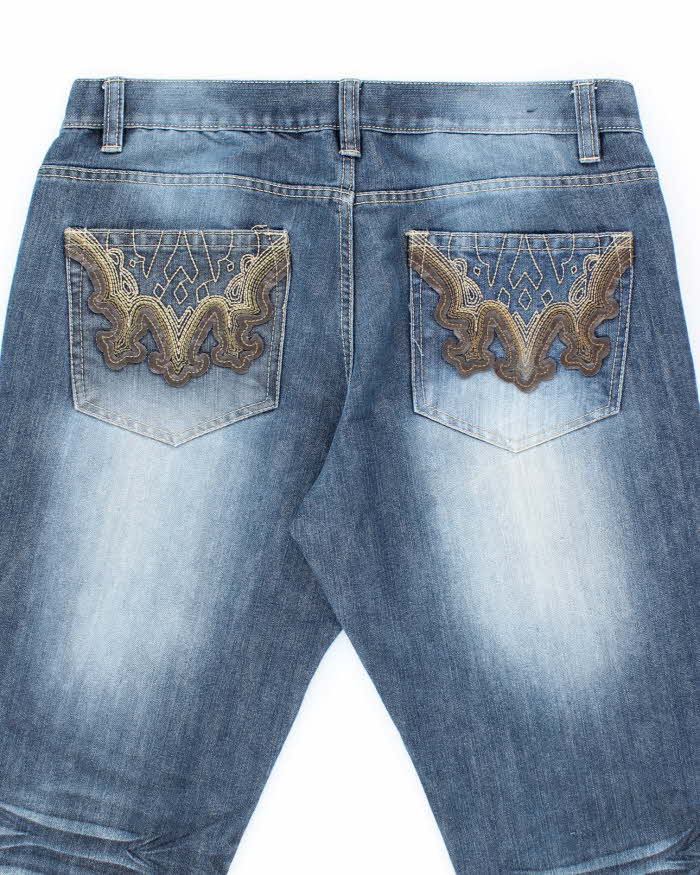Vintage 2000's Avirex Dark Wash Faded Relaxed Fit Jeans - W36 L31