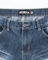 Vintage 2000's Avirex Dark Wash Faded Relaxed Fit Jeans - W36 L31
