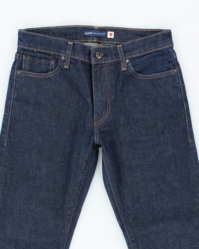 Vintage 2000's Levi's Made & Crafted Lot 511 Selvedge Dark Wash Jeans - W30 L29