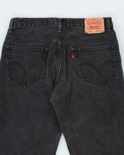 Vintage 2000's Levi's 550 Relaxed Fit Grey Wash Jeans - W32 L33