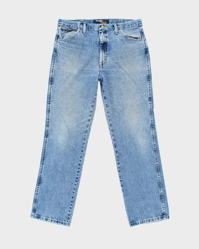 Vintage Wrangler Faded Medium Wash Straight Leg Jeans - W34 L30
