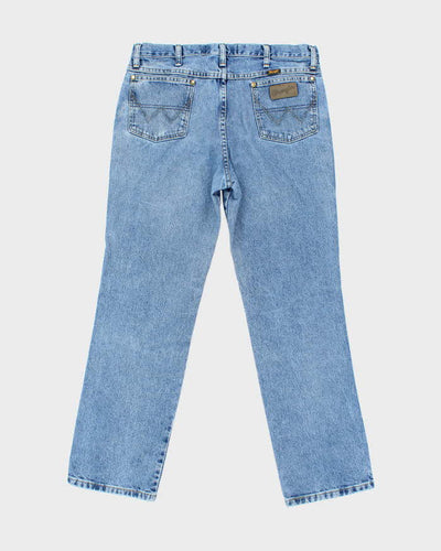 Vintage Wrangler Faded Medium Wash Straight Leg Jeans - W34 L30