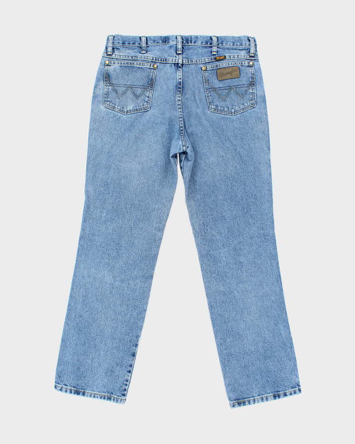 Vintage Wrangler Faded Medium Wash Straight Leg Jeans - W34 L30