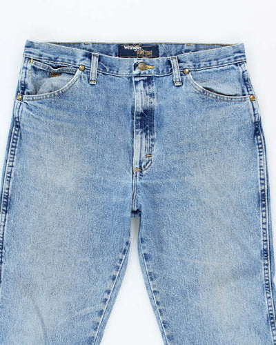 Vintage Wrangler Faded Medium Wash Straight Leg Jeans - W34 L30