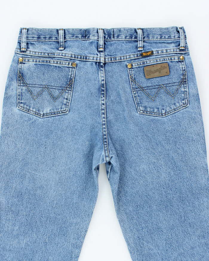 Vintage Wrangler Faded Medium Wash Straight Leg Jeans - W34 L30