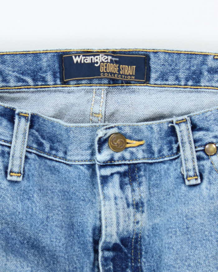 Vintage Wrangler Faded Medium Wash Straight Leg Jeans - W34 L30