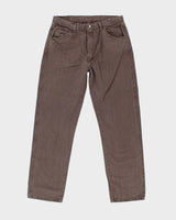 Vintage Wrangler Faded Brown Wash Straight Leg Jeans - W32 L31