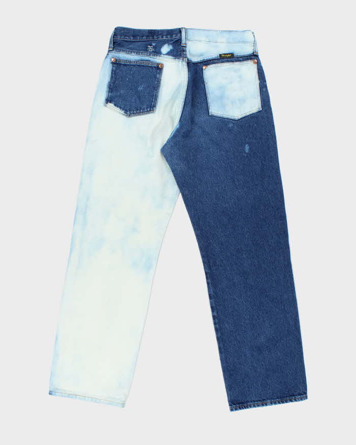 Vintage Wrangler Two Tone Acid Wash Straight Leg Jeans - W30 L27