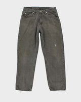 Vintage Wrangler Faded Green Wash Straight Leg Jeans - W32 L29