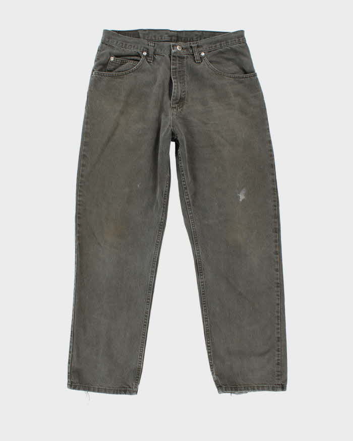 Vintage Wrangler Faded Green Wash Straight Leg Jeans - W32 L29
