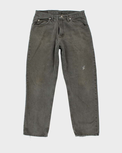 Vintage Wrangler Faded Green Wash Straight Leg Jeans - W32 L29