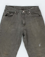 Vintage Wrangler Faded Green Wash Straight Leg Jeans - W32 L29