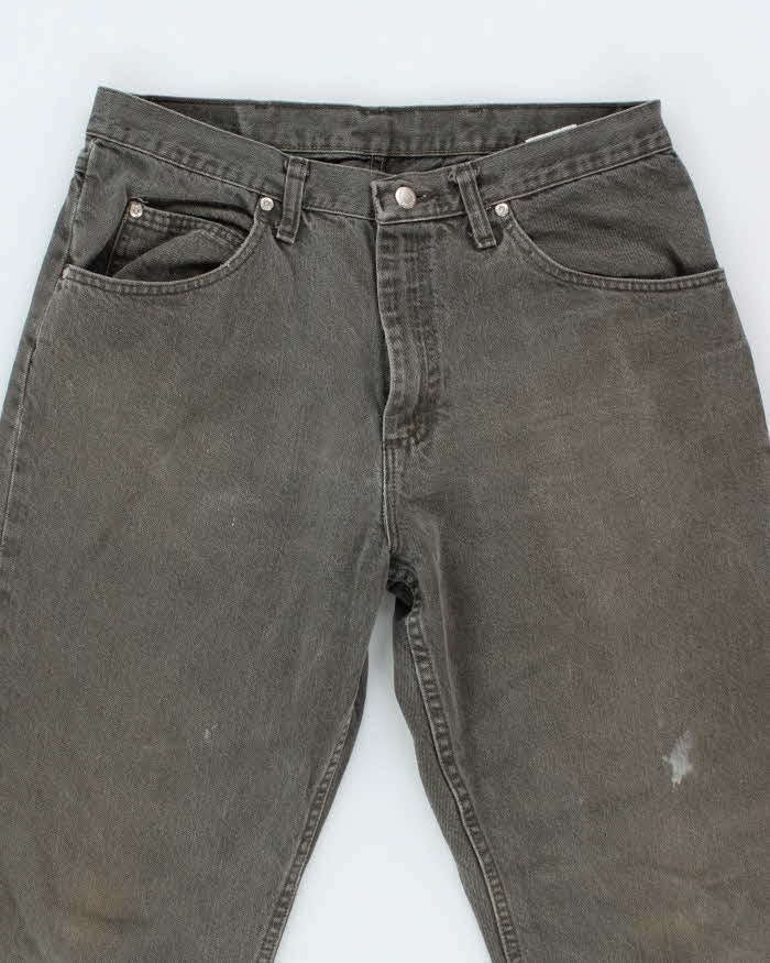 Vintage Wrangler Faded Green Wash Straight Leg Jeans - W32 L29