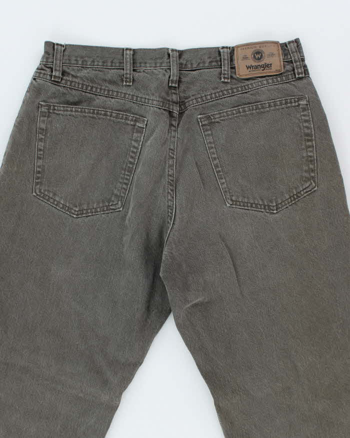 Vintage Wrangler Faded Green Wash Straight Leg Jeans - W32 L29