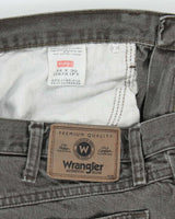 Vintage Wrangler Faded Green Wash Straight Leg Jeans - W32 L29