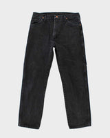 Vintage Wrangler Faded Black Wash Straight Leg Jeans - W34 L30