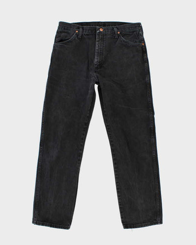 Vintage Wrangler Faded Black Wash Straight Leg Jeans - W34 L30