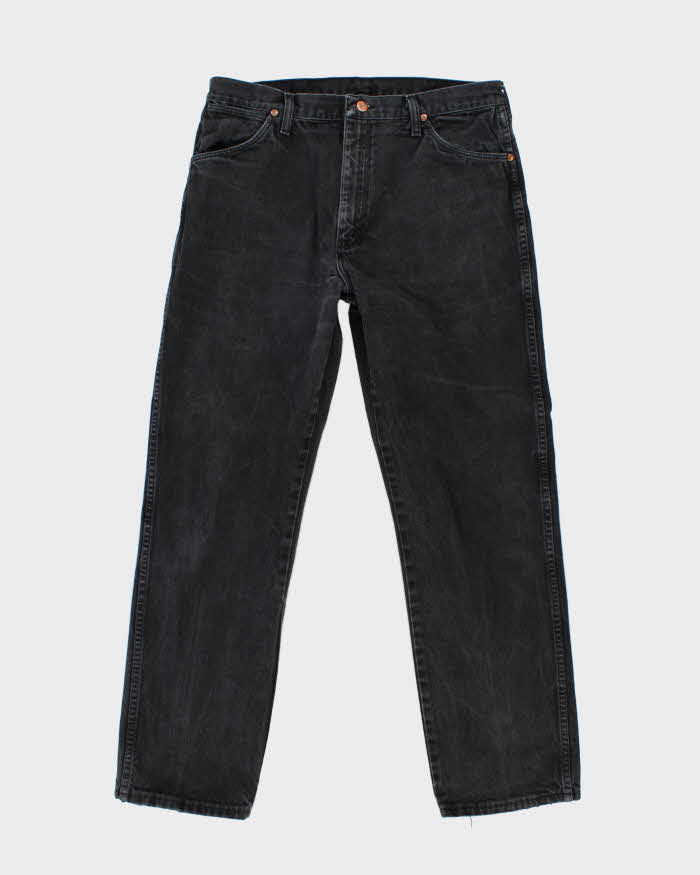 Vintage Wrangler Faded Black Wash Straight Leg Jeans - W34 L30