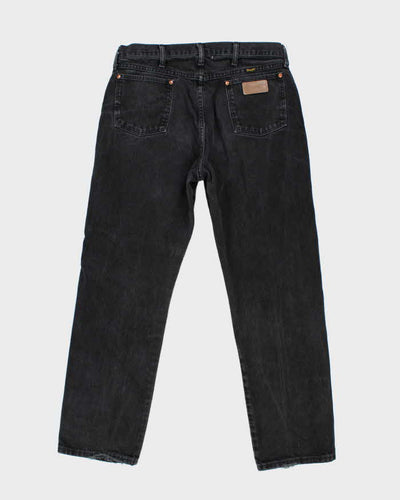 Vintage Wrangler Faded Black Wash Straight Leg Jeans - W34 L30