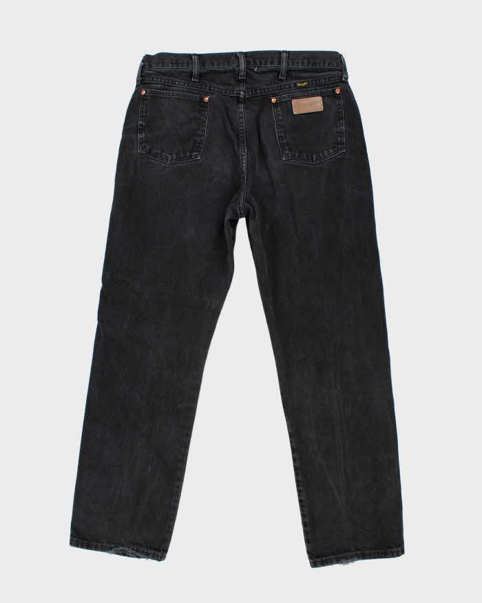 Vintage Wrangler Faded Black Wash Straight Leg Jeans - W34 L30