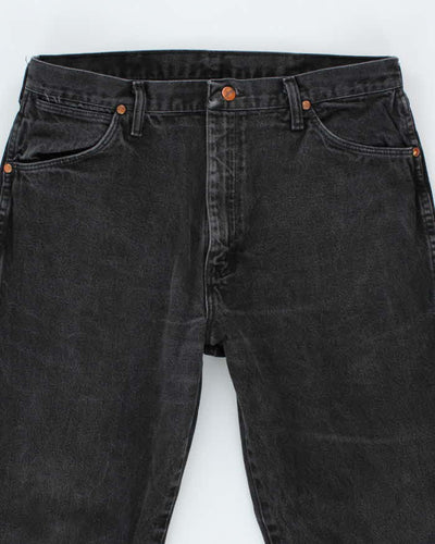 Vintage Wrangler Faded Black Wash Straight Leg Jeans - W34 L30