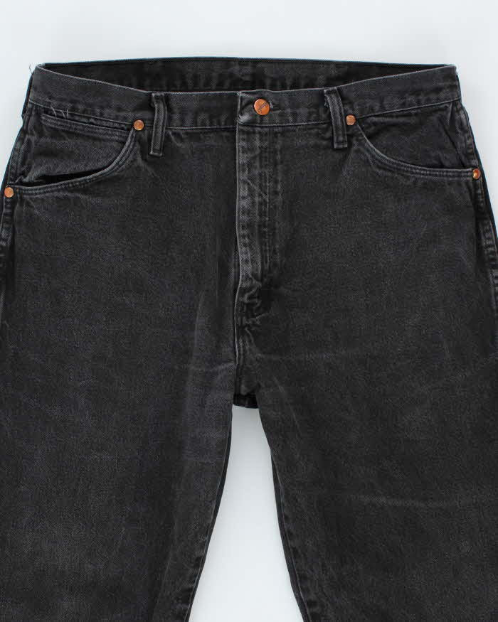 Vintage Wrangler Faded Black Wash Straight Leg Jeans - W34 L30