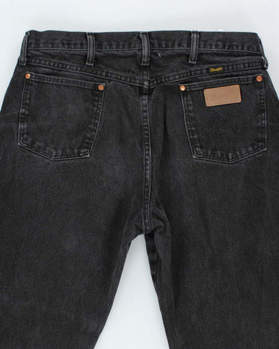 Vintage Wrangler Faded Black Wash Straight Leg Jeans - W34 L30