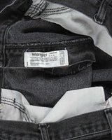 Vintage Wrangler Faded Black Wash Straight Leg Jeans - W34 L30