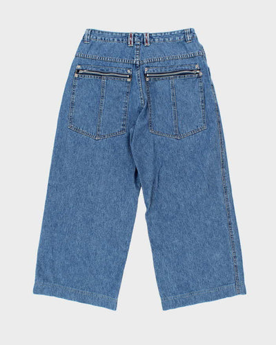 Vintage Nevada Wide Leg Medium Wash Jeans - W34 L25