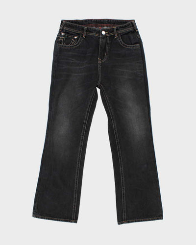 Vintage Y2K True Religion Grey Stone Wash Jeans - W32 L28