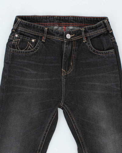 Vintage Y2K True Religion Grey Stone Wash Jeans - W32 L28