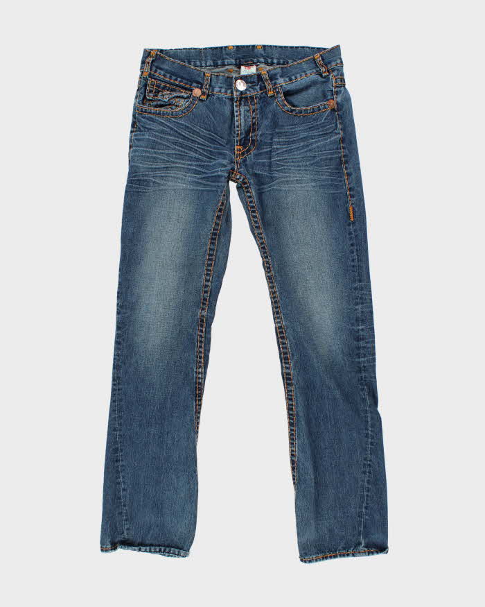 Vintage Y2K True Religion Dark Wash Bootcut Jeans - W32 L33