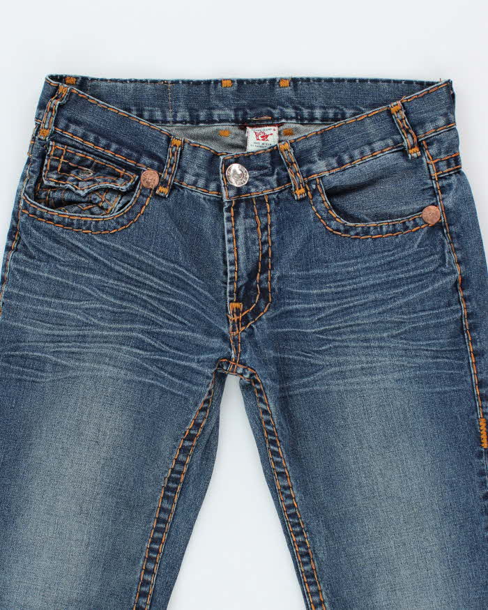 Vintage Y2K True Religion Dark Wash Bootcut Jeans - W32 L33