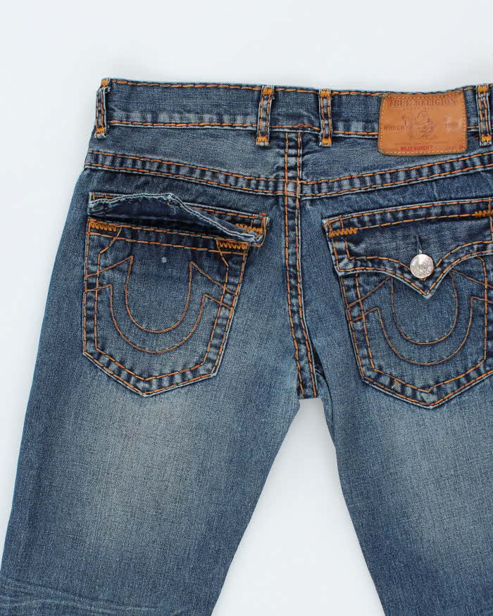 Vintage Y2K True Religion Dark Wash Bootcut Jeans - W32 L33